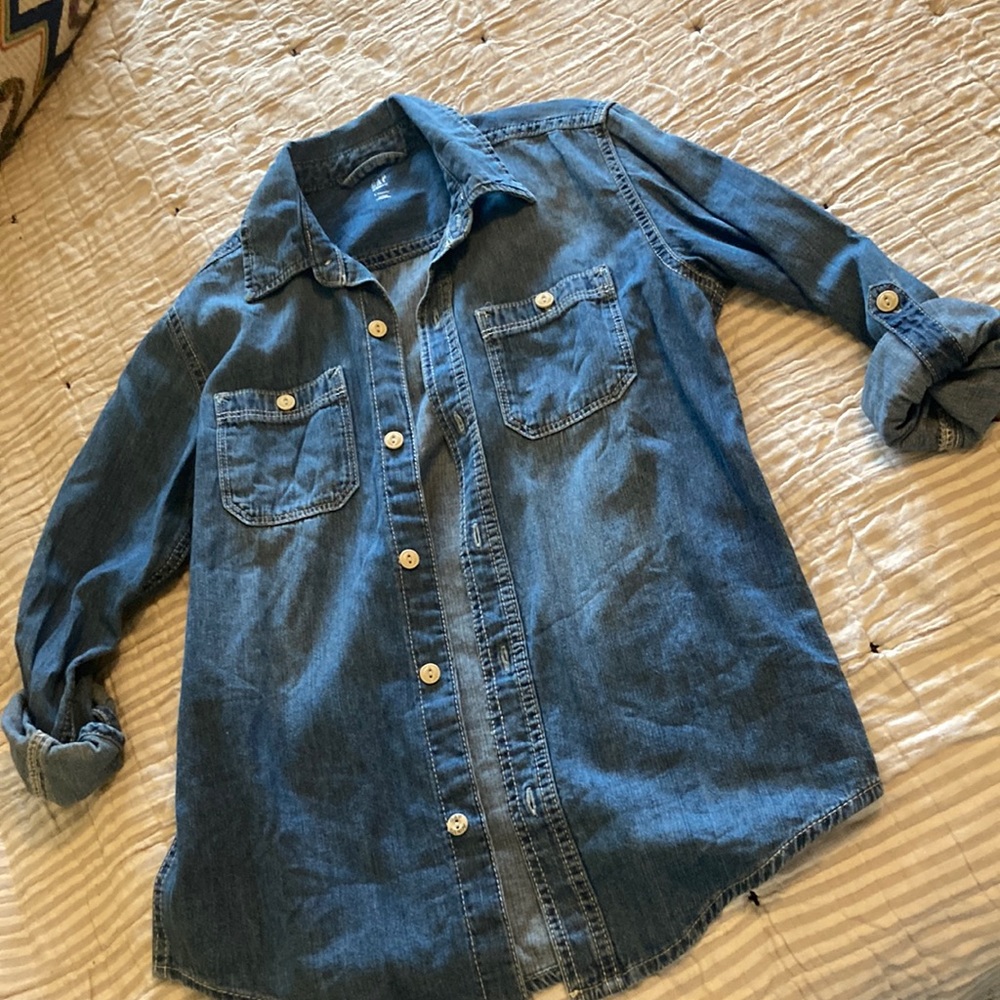 Gap denim button up